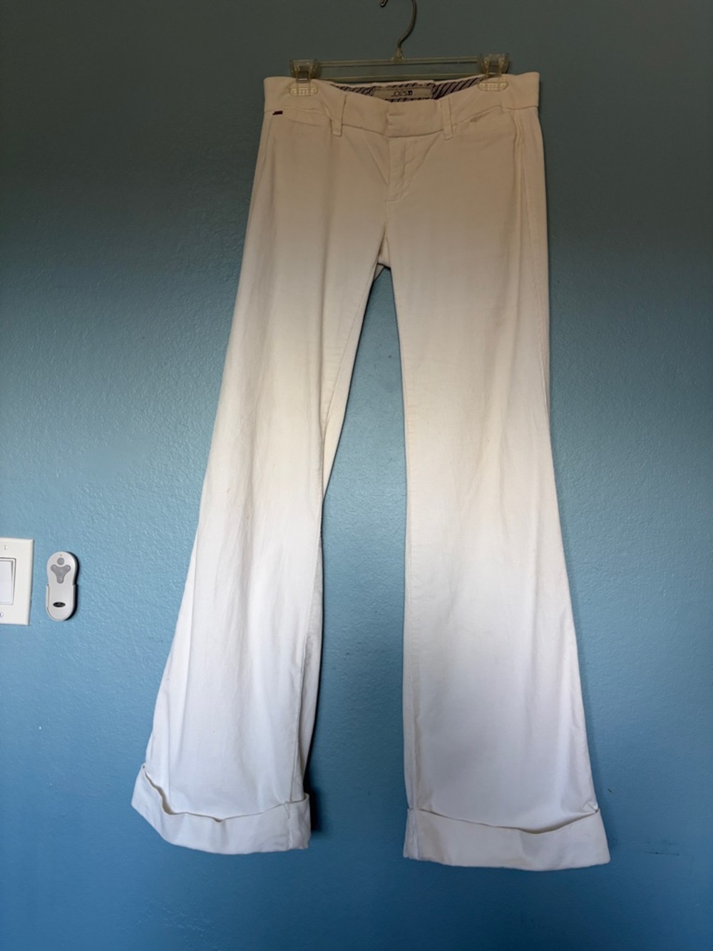 Joe's Jeans White Boot Cut Flare Pants